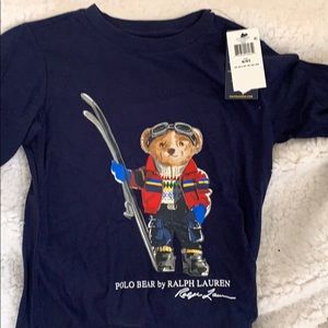4/4T Toddler Navy Blue Polo Bear by Ralph Lauren